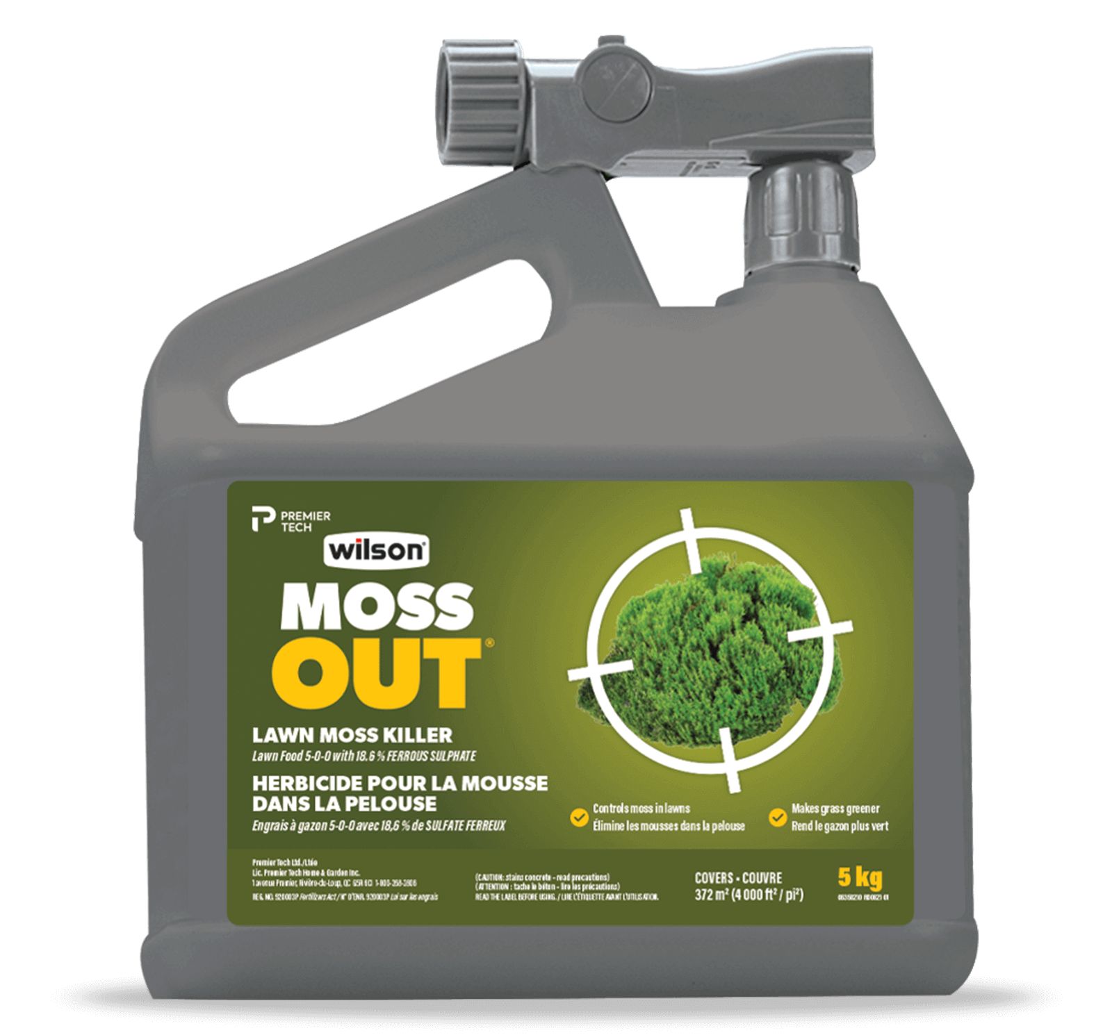 Wilson MOSS OUT Lawn Moss Killer spray (5 kg) | Wilson Control