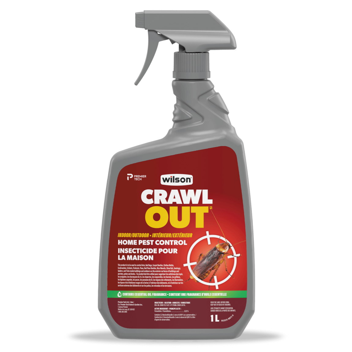 Insecticide pour araignées Wilson SpiderOut intérieur/extérieur, aérosol,  425 g