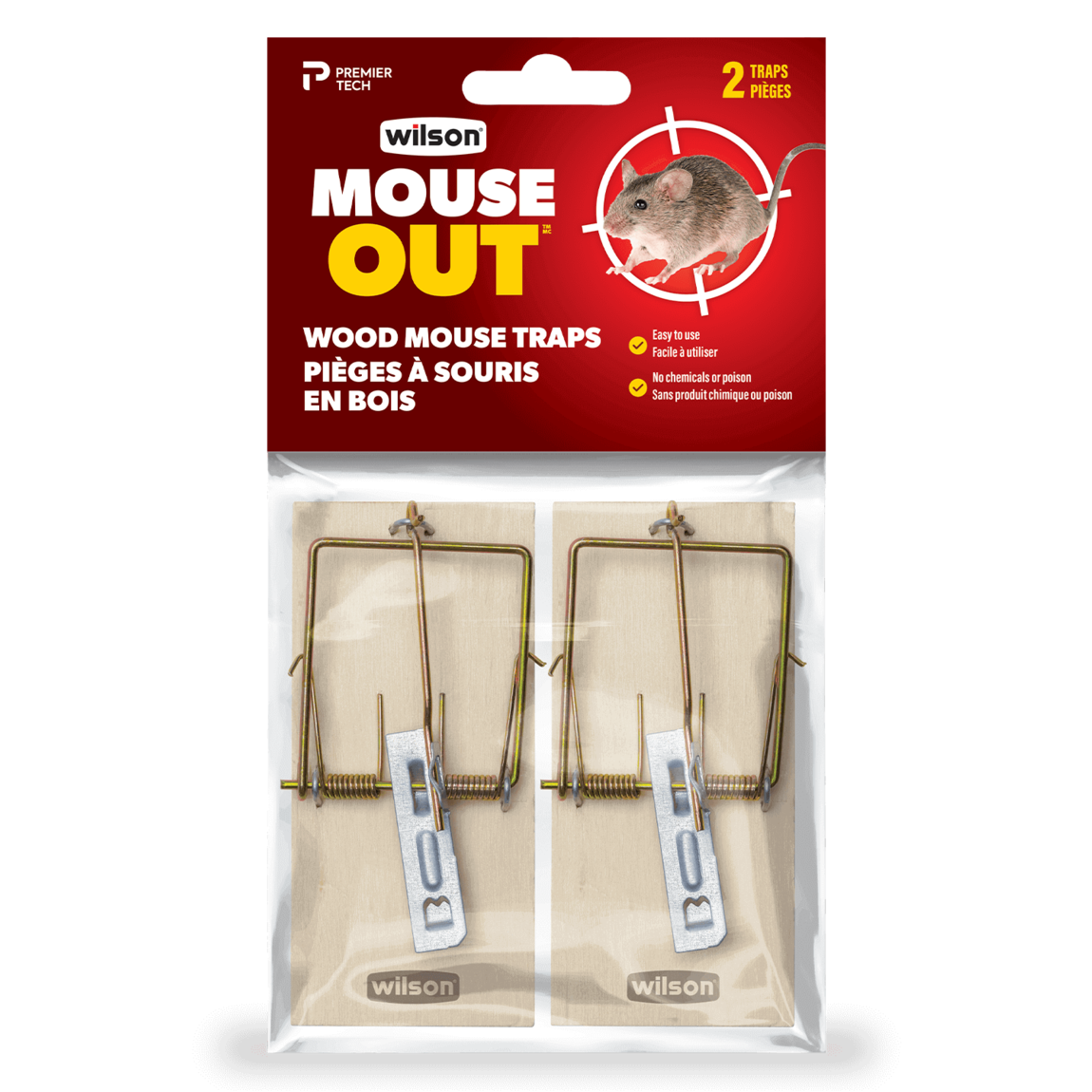 MouseX® Wood Traps