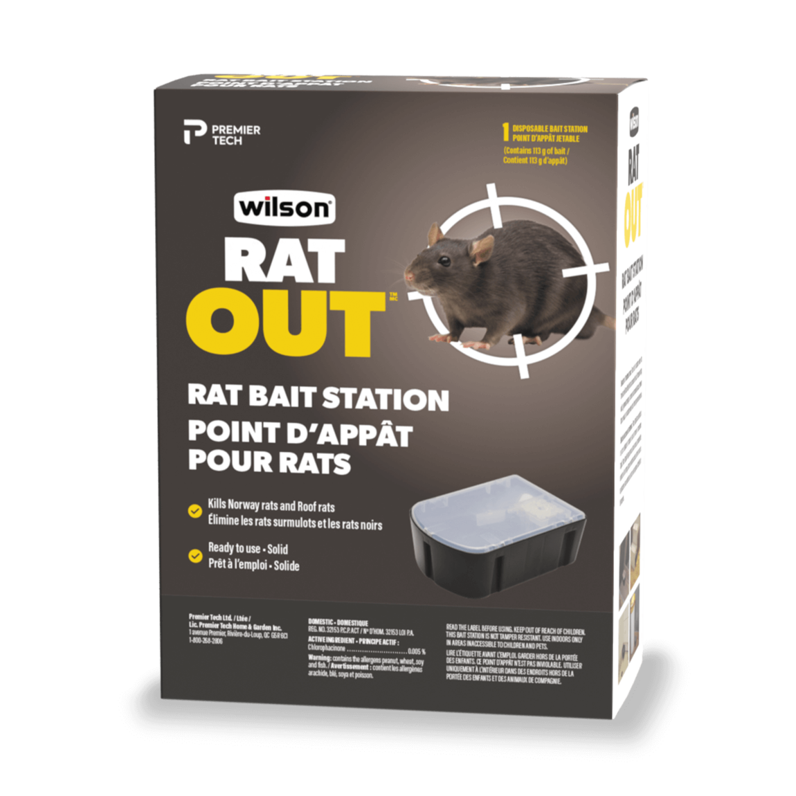 Rat Bait Station Traps with Key Rodent Trap Alternative for Eliminating  Rats Fast and Keeping Pets and Children Safe Indoor Outdoor, Bait Not