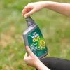 Remove cap from refill bottle of Wilson WEED OUT Lawn Weed Killer Refill